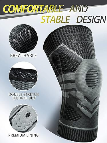 Kolenní ortéza Rokesa – velikost S, šedá