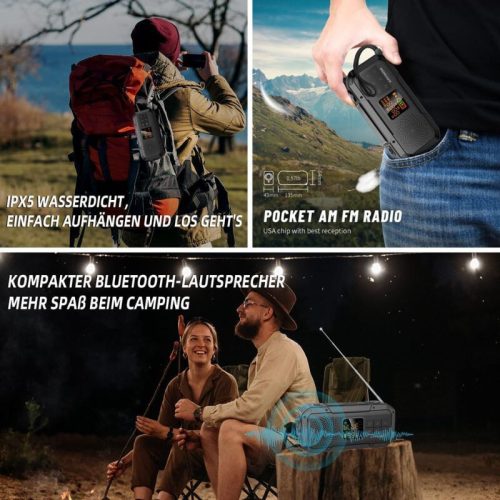 Multifunkční rádio Kayinow - černé