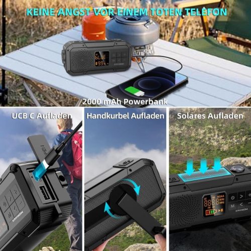 Multifunkční rádio Kayinow - černé