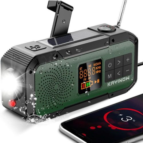 Multifunkční rádio Kayinow – černo-zelené
