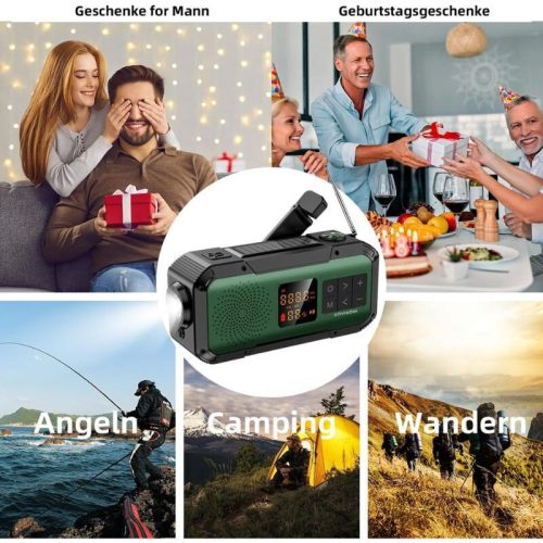 Multifunkční rádio Kayinow – černo-zelené