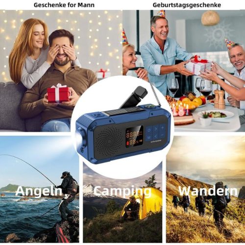 Multifunkční rádio Kayinow - modrošedé