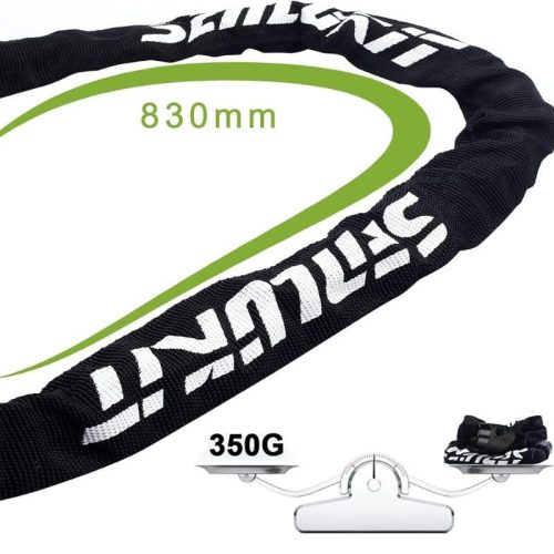 Zámek na kolo SenluKit s klíčem – ocelový zámek na kolo úrovně 5 s ochranou proti krádeži pro venkovní použití