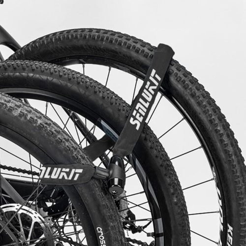 Zámek na kolo SenluKit s klíčem – ocelový zámek na kolo úrovně 5 s ochranou proti krádeži pro venkovní použití