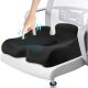 Ergonomický sedák z paměťové pěny Benazcap, černo-šedý