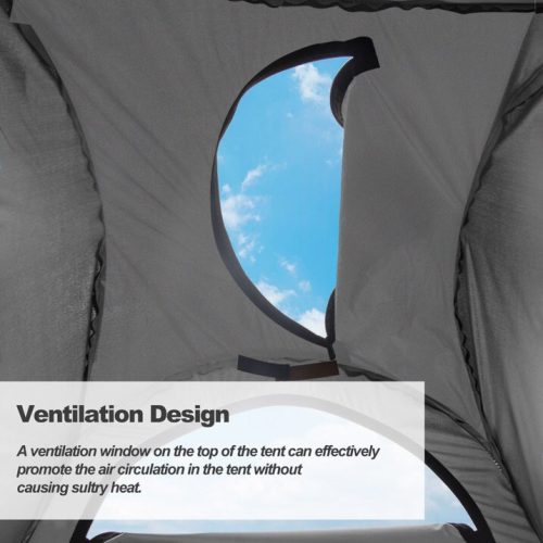 Přenosný soukromý stan Clipop Black