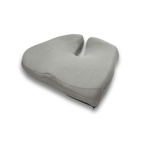 Ortopedický, ergonomický sedák z paměťové pěny Benazcap – šedý