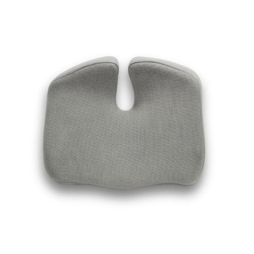 Ortopedický, ergonomický sedák z paměťové pěny Benazcap – šedý