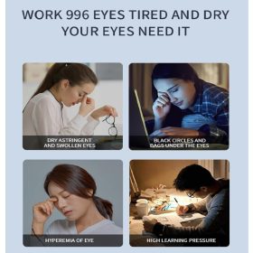   Dětský oční masážní přístroj BLux se 3 režimy – polstrovaný, sastronautským vzorem