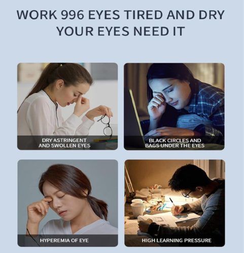 Dětský oční masážní přístroj BLux se 3 režimy – polstrovaný, sastronautským vzorem