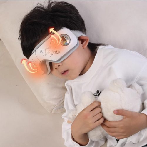 Dětský oční masážní přístroj BLux se 3 režimy – polstrovaný, sastronautským vzorem