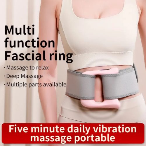 Přenosný elektrický stimulátor svalů BLux – vibrační ruční masážní přístroj (růžový)