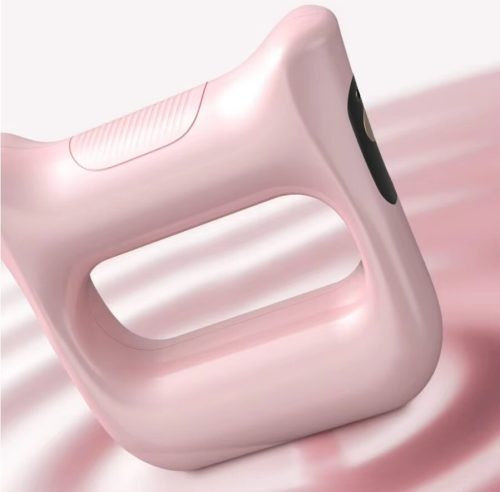 Přenosný elektrický stimulátor svalů BLux – vibrační ruční masážní přístroj (růžový)