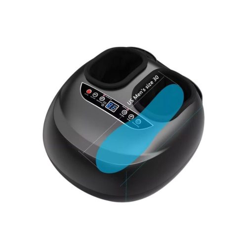 Masážní přístroj na nohy BLux – černý, sfunkcí vyhřívání, pro domácí použití