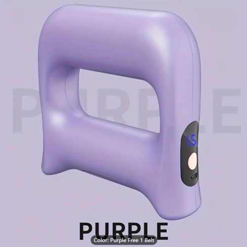 Přenosný elektrický stimulátor svalů BLux – vibrační ruční masážní přístroj (fialový)