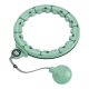 BLux Shaper Fitness Hula Hoop - s gravitačním míčem (nastavitelný 65-110 cm, zelený)