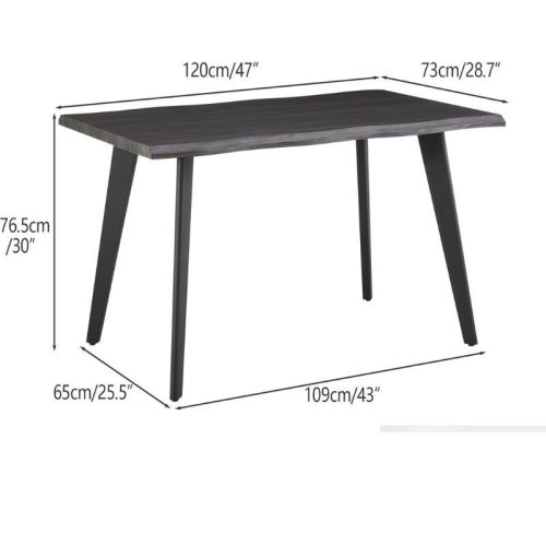 Jídelní stůl Clipop 120 x 75 cm - Hnědá