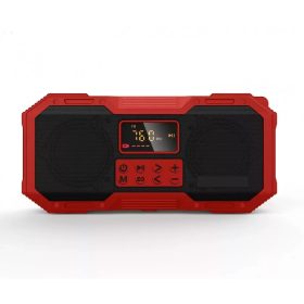   Multifunkční kempingové rádio Kayinow se signálem SOS a lampou (červená)