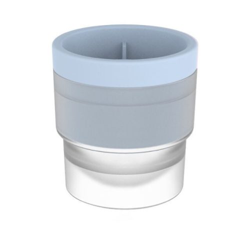 Blux Creative Ice Ball Maker – modrá silikonová forma na ledové kostky, 4kusy na výrobu ledových koulí