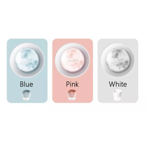 Blux Creative Ice Ball Maker – bílá silikonová forma na ledové kostky, 4kusy na výrobu ledových koulí