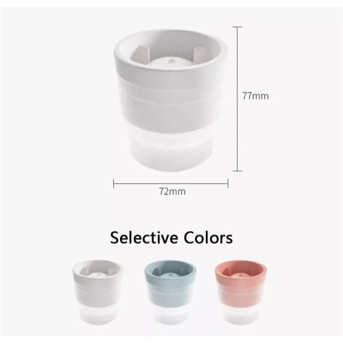 Blux Creative Ice Ball Maker – bílá silikonová forma na ledové kostky, 4kusy na výrobu ledových koulí