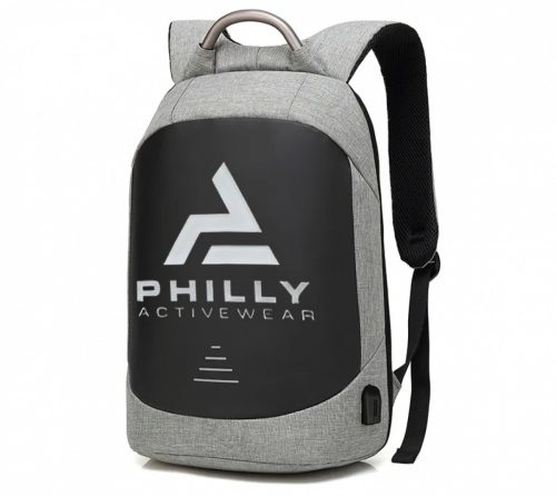 Batoh na notebook Philly Active-Wear USB nabíjení (šedý)