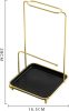 Stolní stojan na šperky 16,5x28cm 2ks (zlato-bílý)