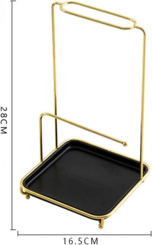 Stolní stojan na šperky 16,5x28cm 2ks (zlato-bílý)