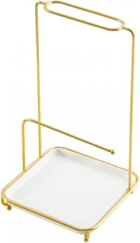 Stolní stojan na šperky 16,5x28cm 2ks (zlato-bílý)
