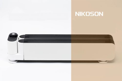 Elektrický ohřívač Nikoson se zvlhčovačem – Energeticky úsporný grafenový ohřívač vzduchu do koupelny a obývacího pokoje