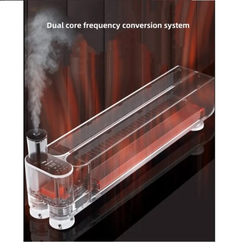 Elektrický ohřívač Nikoson se zvlhčovačem – Energeticky úsporný grafenový ohřívač vzduchu do koupelny a obývacího pokoje