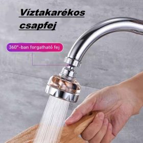   Blux úsporná dřezová baterie – bronzová barva, otočná o 360°, adaptér na filtrovanou baterii