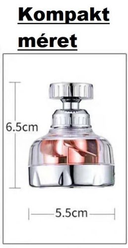 Blux úsporná dřezová baterie – bronzová barva, otočná o 360°, adaptér na filtrovanou baterii