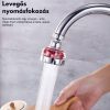 Blux úsporná dřezová baterie – červená, otočná o 360°, adaptér na filtrovanou baterii