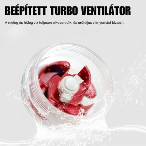 Blux úsporná dřezová baterie – červená, otočná o 360°, adaptér na filtrovanou baterii