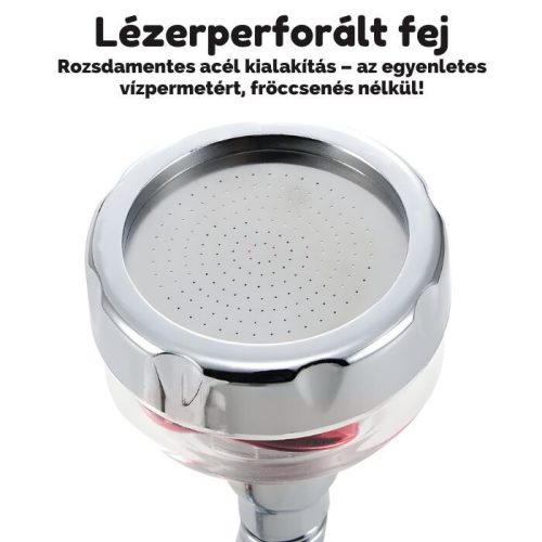 Blux úsporná dřezová baterie – červená, otočná o 360°, adaptér na filtrovanou baterii