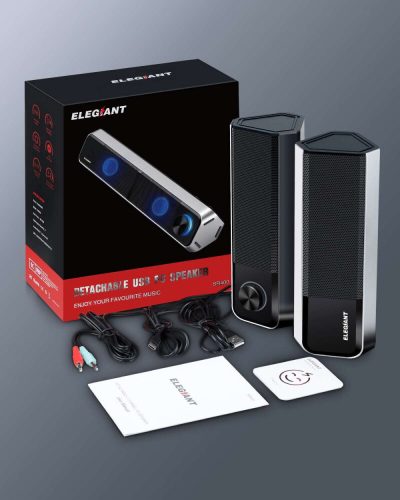 ELEGIANT SR400 Bluetooth, HiFi stereo USB reproduktor k PC, pár 2 ks/balení