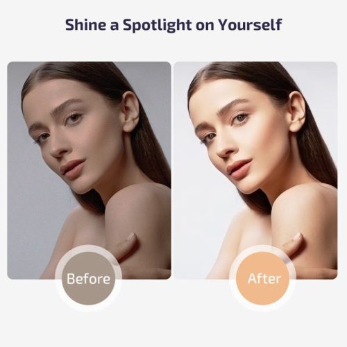 Letscom F-531 25 cm LED kruhové světlo se stojanem a Bluetooth dálkovým ovladačem