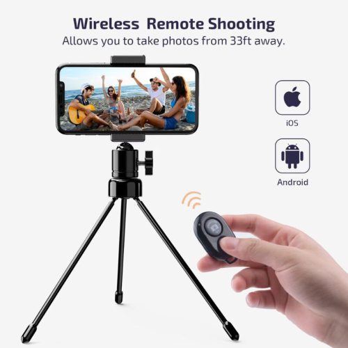 Letscom F-531 25 cm LED kruhové světlo se stojanem a Bluetooth dálkovým ovladačem