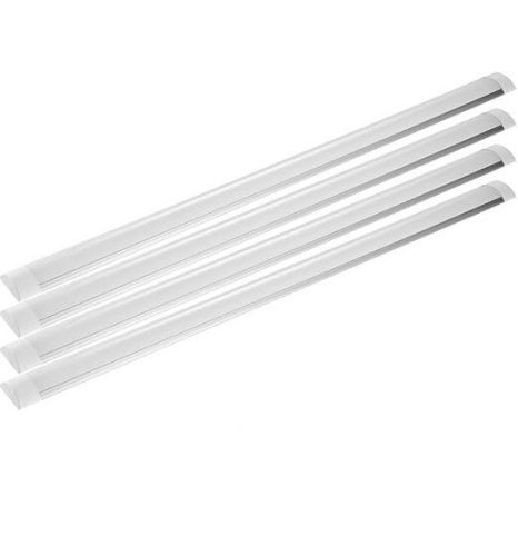 Sada zářivkových LED lamp – 4 ks, 120 cm, 40 W úsporné osvětlení