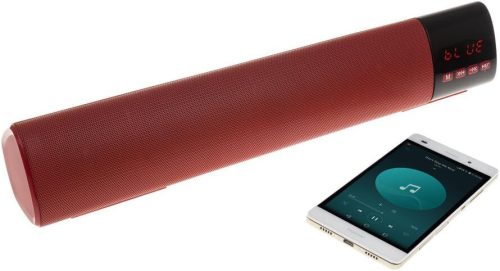 B28S LCD červený mini reproduktor