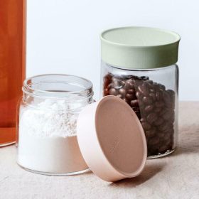   Sada na skladování do nepropustného skla Buydeem CS1002 – 2 x 300ml dózy na koření a úložný prostor pro potraviny