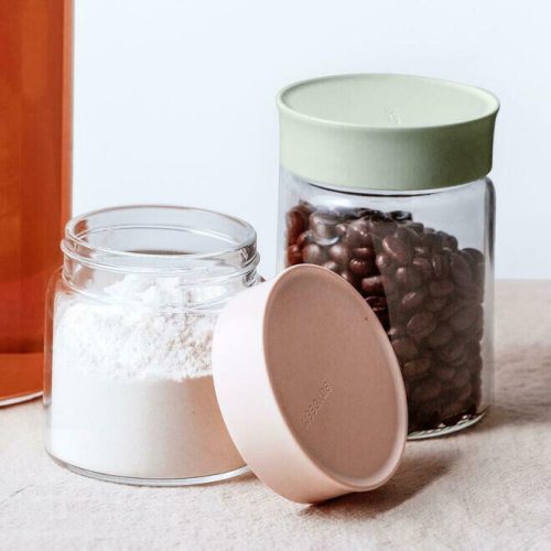 Sada na skladování do nepropustného skla Buydeem CS1002 – 2 x 300ml dózy na koření a úložný prostor pro potraviny