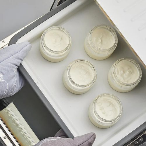 Sada skleněných kořenek Buydeem CS1001 – 3×200 ml, šedé víčko