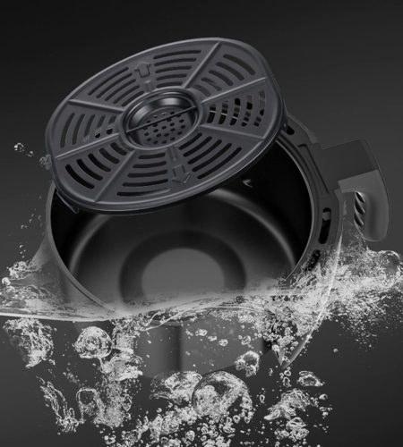 Nineshield KB6001M 8 l horkovzdušná fritéza – rotační pálkařská fritéza, 1500 W