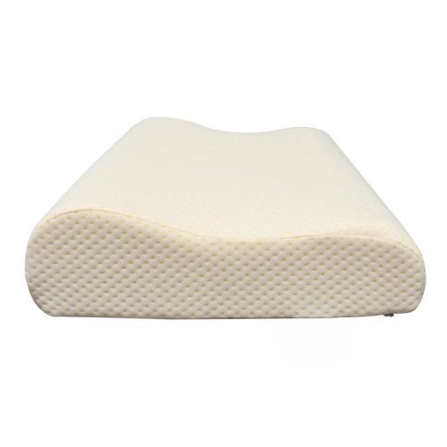 Pohodlný polštář z paměťové pěny Blux s pratelným potahem – 50×30×10/7 cm – bílý