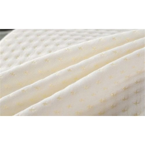 Pohodlný polštář z paměťové pěny Blux s pratelným potahem – 50×30×10/7 cm – bílý