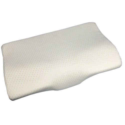 Pohodlný polštář z paměťové pěny Blux s pratelným potahem – 50×30×10/7 cm – bílý