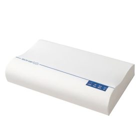   Blux Ergonomický polštář na krk z paměťové pěny – pro relaxační a pohodlný spánek – bílý