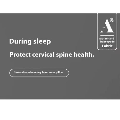 Blux Ergonomický polštář na krk z paměťové pěny – pro relaxační a pohodlný spánek – bílý